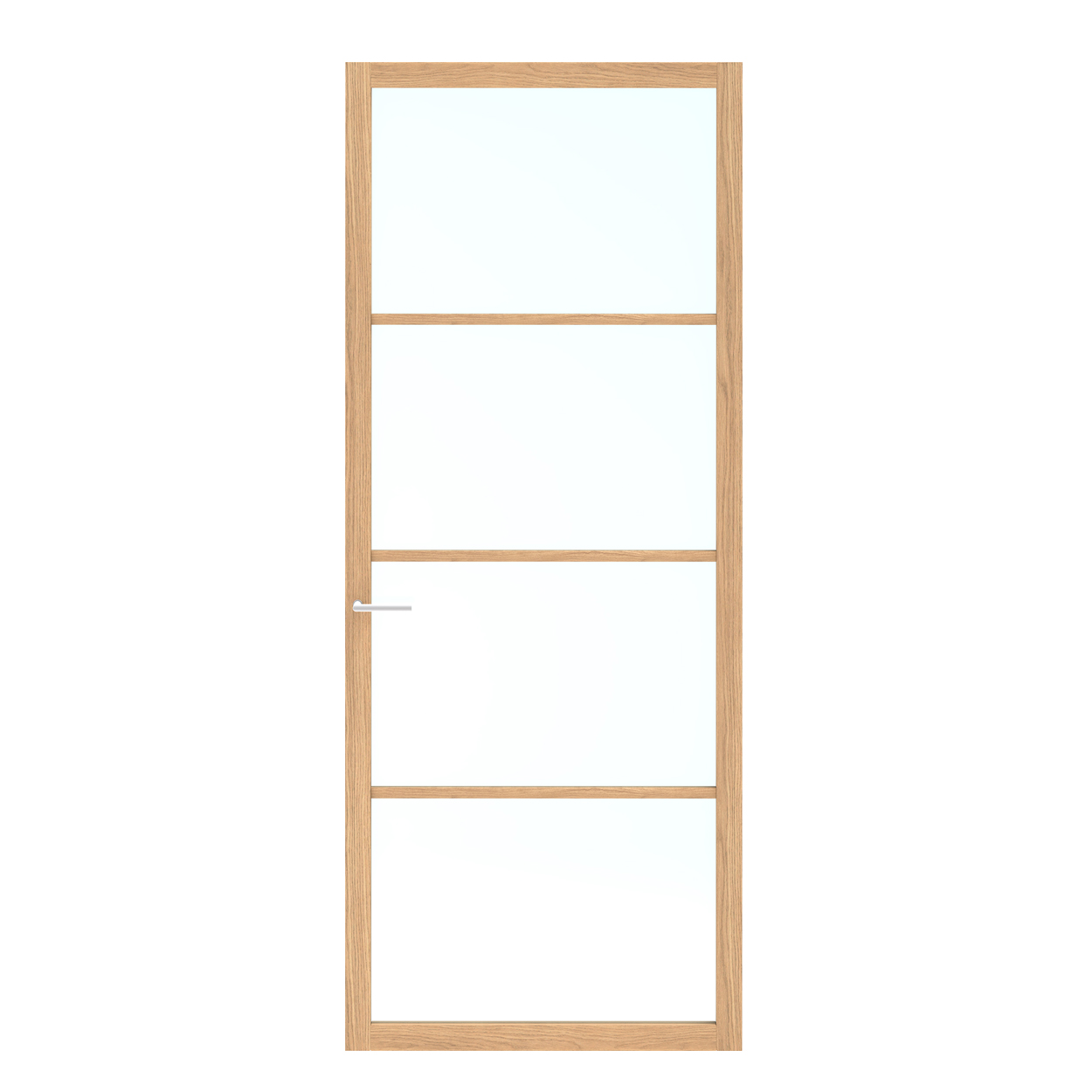Binnendeur Skantrae SSL 14804 Blank Glas Natural Oak